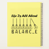 人生はバランスのインスピレーションやる気を起こさせるだ プランナー手帳 (裏面)