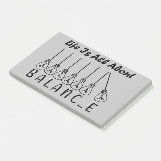 人生はバランスのインスピレーションやる気を起こさせるだ ポストイット (アングル)