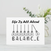 人生はバランスのインスピレーションやる気を起こさせるだ 招待状 (スタンド正面)