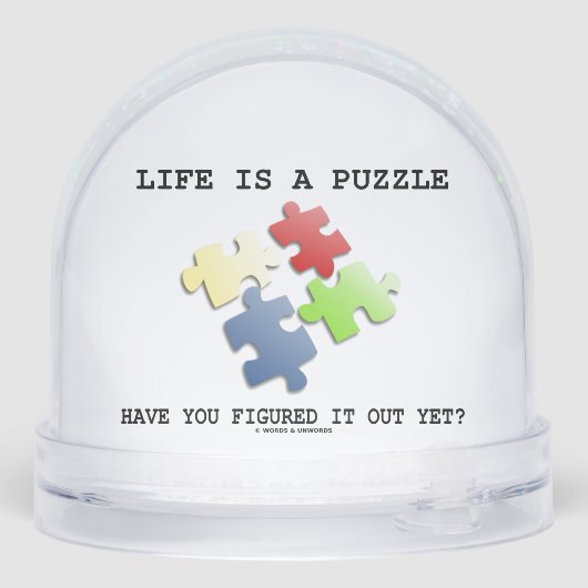 人生はパズルだと分かった？ (裏面)