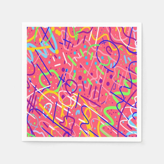 人生はパーティー スタンダードカクテルナプキン (正面)