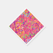 人生はパーティー スタンダードカクテルナプキン (角)