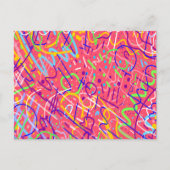 人生はパーティー ポストカード (正面)