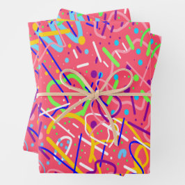 人生はパーティー ラッピングペーパーシート