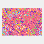 人生はパーティー ラッピングペーパーシート (正面)