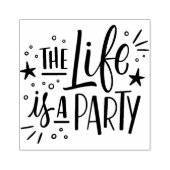 人生はパーティー ラバースタンプ (インプリント)