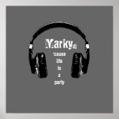 人生はパーティーDJ ポスター (正面)