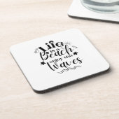 人生はビーチだ楽しむよ波 コースター (左側)