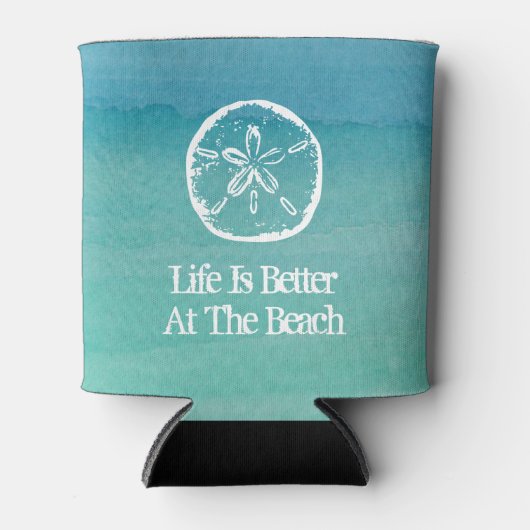 人生はビーチで良いドルを冷却できる 缶クーラー (正面)