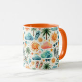 人生はビーチのように マグカップ (正面右)