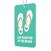 人生はビーチの可愛い車の空気清浄機で良い カーエアーフレッシュナー (左)