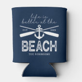 人生はビーチの名字クーラーボックス 缶クーラー (裏面)