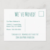 人生はビーチの波が良い 案内ポストカード (裏面)