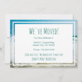 人生はビーチの波が良い 案内状 (裏面)