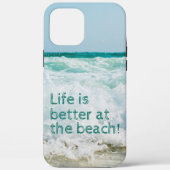 人生はビーチの波が良い Case-Mate iPhoneケース (裏面)