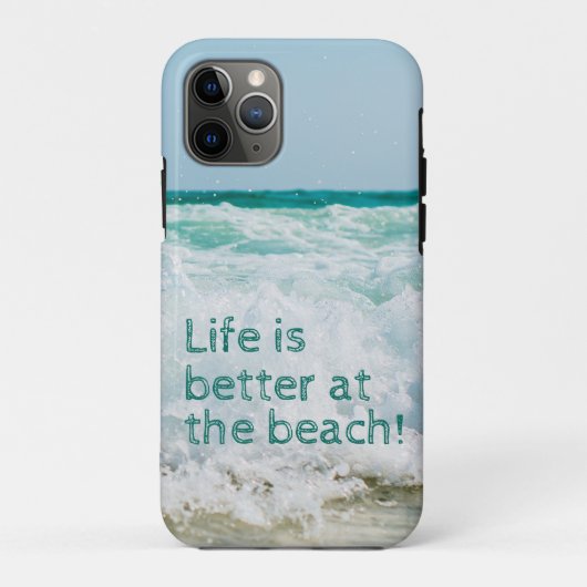人生はビーチの波が良い Case-Mate iPhoneケース (裏面)
