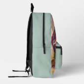 人生はビーチの海岸の美学に優れている プリントバックパック (左)