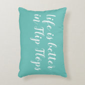 人生はビーチサンダルビーチ アクセントクッション (正面(垂直))