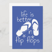 人生はビーチサンダル セーブザデート (正面/裏面)