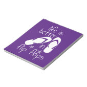 人生はビーチサンダル ノートパッド (回転)