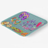 人生はビーチサンダル ペーパープレート (傾斜あり)