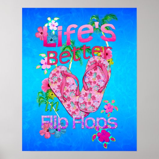 人生はビーチサンダル ポスター (正面)