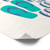 人生はビーチサンダル ポスター (角)