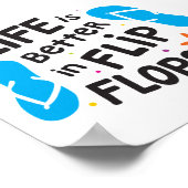 人生はビーチサンダル ポスター (角)