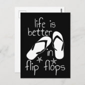 人生はビーチサンダル ポストカード (正面/裏面)