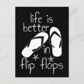 人生はビーチサンダル ポストカード (正面)