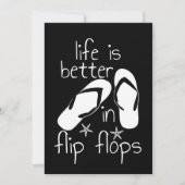 人生はビーチサンダル 招待状 (正面)