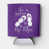 人生はビーチサンダル 缶クーラー (正面)