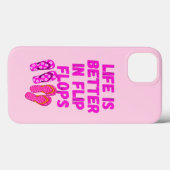 人生はビーチサンダル Case-Mate iPhoneケース (裏面 (横))