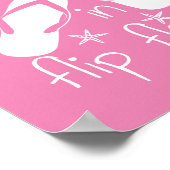 人生はビーチサンダルTシャツの方が好い ポスター (角)