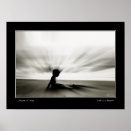 人生はビーチポスター ポスター