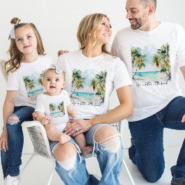 人生はビーチ家族の休日で良い Tシャツ