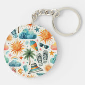 人生はビーチ キーホルダー (裏面)