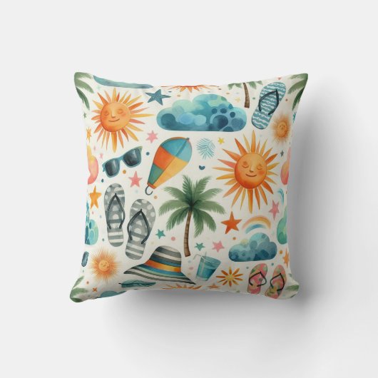 人生はビーチ クッション (裏面)