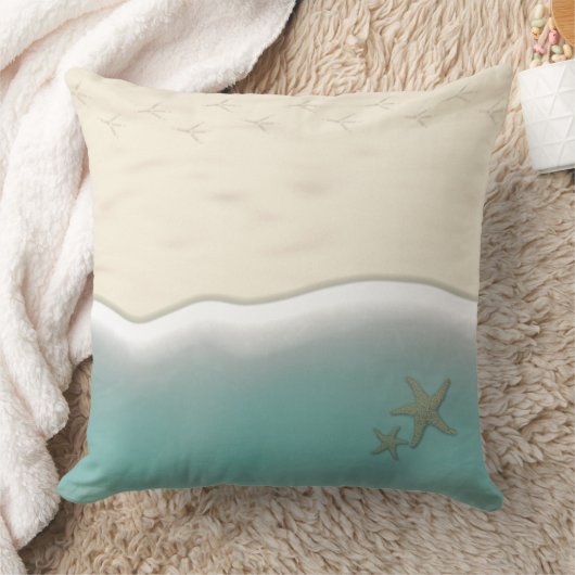 人生はビーチ クッション (ブランケット)