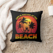 人生はビーチ クッション (ブランケット)