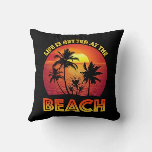 人生はビーチ クッション (裏面)