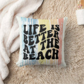 人生はビーチ クッション (ブランケット)
