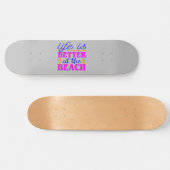 人生はビーチ スケートボード (横)