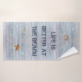 人生はビーチ バスタオル (バスタオル)