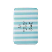 人生はビーチ バスマット (正面縦)