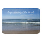 人生はビーチ バスマット (正面)