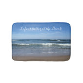 人生はビーチ バスマット (正面)