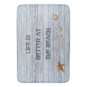 人生はビーチ バスマット (正面縦)