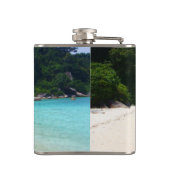 人生はビーチ フラスク (裏面)