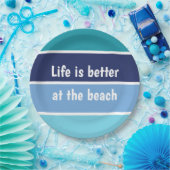 人生はビーチ ペーパープレート (パーティー)